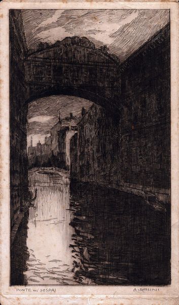 Angelo Rossini : L'onda  - Asta Stampe e Disegni dal XVI al XX secolo - Associazione Nazionale - Case d'Asta italiane