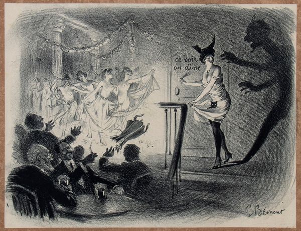 Ce soir on dine (Stasera ceniamo)  - Asta Stampe e Disegni dal XVI al XX secolo - Associazione Nazionale - Case d'Asta italiane