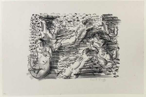 Raoul Dufy : Les Baigneuses  - Asta Stampe e Disegni dal XVI al XX secolo - Associazione Nazionale - Case d'Asta italiane