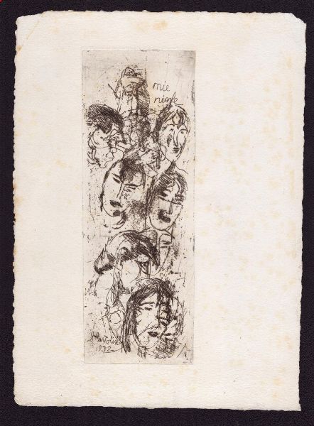 Luigi Bartolini : Mie ninfe  - Asta Stampe e Disegni dal XVI al XX secolo - Associazione Nazionale - Case d'Asta italiane