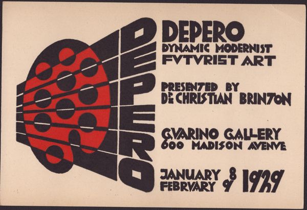 FORTUNATO DEPERO : Depero: Dynamic Modernist / Futurist Art  - Asta Stampe e Disegni dal XVI al XX secolo - Associazione Nazionale - Case d'Asta italiane