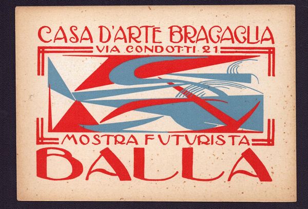 Giacomo Balla : BALLA. MOSTRA FUTURISTA  - Asta Stampe e Disegni dal XVI al XX secolo - Associazione Nazionale - Case d'Asta italiane