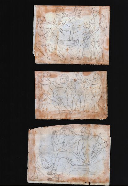 Gruppo di cinque fogli sciolti a tema mitologico  - Asta Stampe e Disegni dal XVI al XX secolo - Associazione Nazionale - Case d'Asta italiane