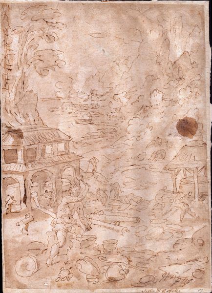 Gruppo di cinque disegni di soggetto diverso  - Asta Stampe e Disegni dal XVI al XX secolo - Associazione Nazionale - Case d'Asta italiane