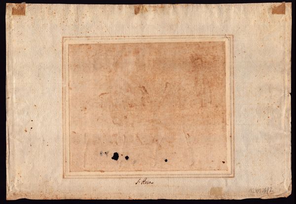 Schizzo di veliero con dettaglio della polena  - Asta Stampe e Disegni dal XVI al XX secolo - Associazione Nazionale - Case d'Asta italiane