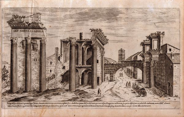 Etienne Dupérac : I vestigi dell'antichit di Roma raccolti et ritratti in perspettiva...  - Asta Stampe e Disegni dal XVI al XX secolo - Associazione Nazionale - Case d'Asta italiane