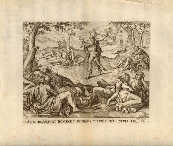 Pieter Jalhea Furnius : La parabola della Zizzania (Matteo 24-30)  - Asta Stampe e Disegni dal XVI al XX secolo - Associazione Nazionale - Case d'Asta italiane