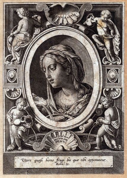 Hieronymus Wierix : Fortitudo - Temperantia  - Asta Stampe e Disegni dal XVI al XX secolo - Associazione Nazionale - Case d'Asta italiane