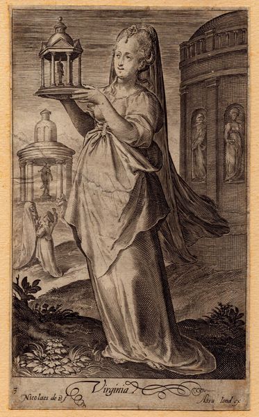 Nicolas de Bruyn : Virginia - Veturia - Lucretia  - Asta Stampe e Disegni dal XVI al XX secolo - Associazione Nazionale - Case d'Asta italiane