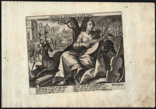 Crispijn de Passe I : Cinque sensi  - Asta Stampe e Disegni dal XVI al XX secolo - Associazione Nazionale - Case d'Asta italiane