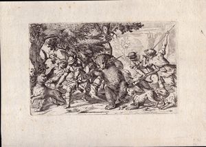 Odoardo Fialetti - Caccia all'orso