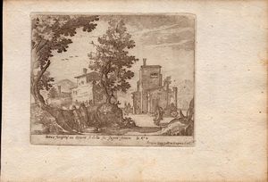 REMIGIO CANTAGALLINA : Paesaggi  - Asta Stampe e Disegni dal XVI al XX secolo - Associazione Nazionale - Case d'Asta italiane