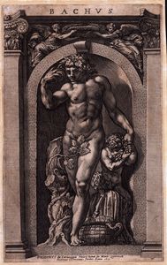 Raffaello Guidi - Bacco, da Hendrik Goltzius