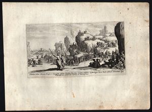 Jacques Callot - La Separazione del Mar Rosso