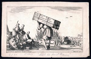 François Collignon - Suite de huit marines, da Stefano Della Bella