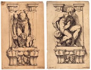 GIUSEPPE MARIA MITELLI - L'Enea Vagante, da Annibale Carracci