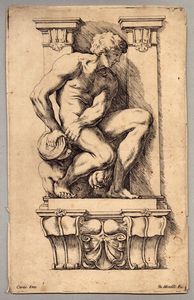 GIUSEPPE MARIA MITELLI : L'Enea Vagante, da Annibale Carracci  - Asta Stampe e Disegni dal XVI al XX secolo - Associazione Nazionale - Case d'Asta italiane