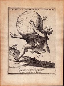 GIUSEPPE MARIA MITELLI - Chi tutto vuole nulla ha, e di rabbia muore