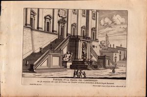 GIOVANNI BATTISTA FALDA : Le fontane di Roma nelle piazze e luoghi publici della citt, con li loro prospetti, come sono al presente  - Asta Stampe e Disegni dal XVI al XX secolo - Associazione Nazionale - Case d'Asta italiane