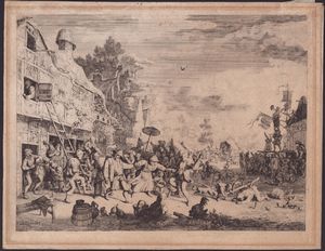 Cornelis Dusart - La festa del villaggio