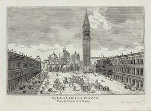LUCA CARLEVARIJS - Veduta della Piazza verso la chiesa di s. Marco