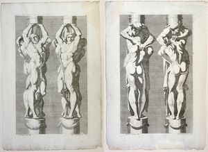 Giacomo Maria Giovannini - Erme, da Ludovico Carracci