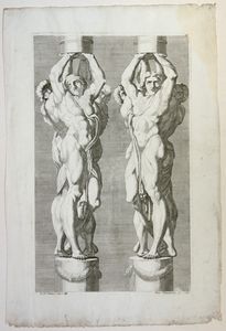 Giacomo Maria Giovannini : Erme, da Ludovico Carracci  - Asta Stampe e Disegni dal XVI al XX secolo - Associazione Nazionale - Case d'Asta italiane