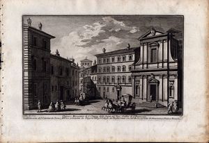 Giuseppe Vasi : Raccolta Delle Pi Belle Vedute Antiche, E Moderne Di Roma  - Asta Stampe e Disegni dal XVI al XX secolo - Associazione Nazionale - Case d'Asta italiane