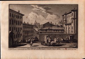 Giuseppe Vasi : Raccolta Delle Pi Belle Vedute Antiche, E Moderne Di Roma  - Asta Stampe e Disegni dal XVI al XX secolo - Associazione Nazionale - Case d'Asta italiane