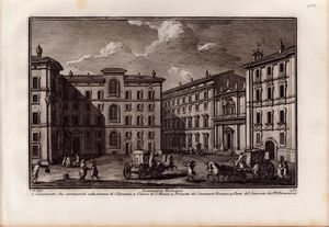 Giuseppe Vasi : Raccolta Delle Pi Belle Vedute Antiche, E Moderne Di Roma  - Asta Stampe e Disegni dal XVI al XX secolo - Associazione Nazionale - Case d'Asta italiane