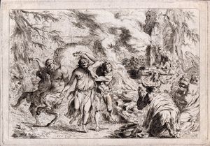 Louis Félix de la Rue - La danza dei satiri