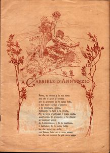BASILIO CASCELLA (Pescara, 1860 - Roma, 1950) : Pescara e Gabriele d'Annunzio  - Asta Stampe e Disegni dal XVI al XX secolo - Associazione Nazionale - Case d'Asta italiane