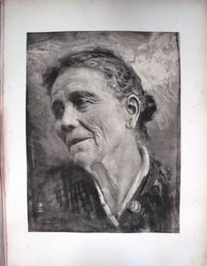 Francesco Paolo Michetti : Teste e busti di donne in costume e di contadini abruzzesi  - Asta Stampe e Disegni dal XVI al XX secolo - Associazione Nazionale - Case d'Asta italiane