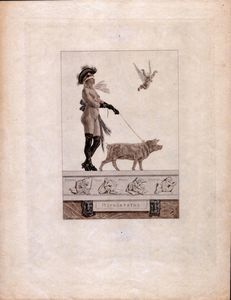 Félicien Rops<br>Eugène Gaujean - Pornocrats (La dame au cochon)