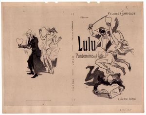 Jules Chéret - Lulu. Pantomime en 1 Acte