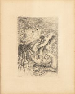 Auguste Renoir - Le Chapeau pingl  La fille de Berthe Morisot et sa cousine (III versione)