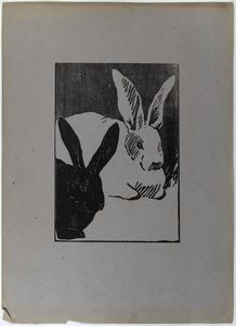 Henri-Charles Guérard - Les Lapins