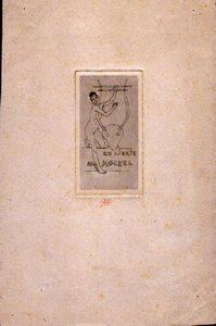 Armand Rassenfosse - Ex libris Albert Mockel