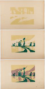 Charles Victor Guilloux - L'Inondation (Paysage aux peupliers)