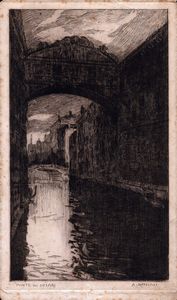 Angelo Rossini : L'onda  - Asta Stampe e Disegni dal XVI al XX secolo - Associazione Nazionale - Case d'Asta italiane