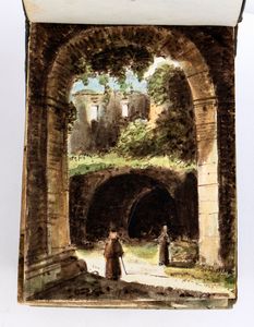 Album di disegni: Roma e dintorni  - Asta Stampe e Disegni dal XVI al XX secolo - Associazione Nazionale - Case d'Asta italiane