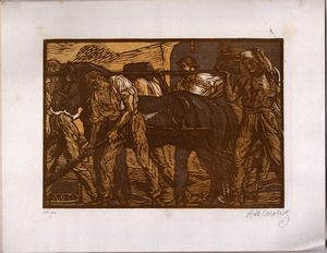 Adolfo De Carolis (1874 - 1928) - Il lavoro