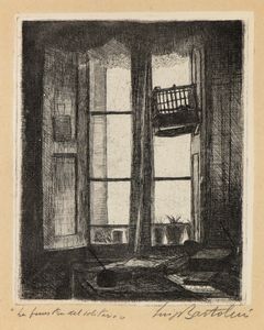 Luigi Bartolini - Finestra del solitario