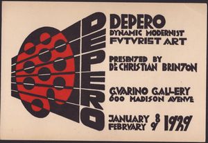 FORTUNATO DEPERO - Depero: Dynamic Modernist / Futurist Art
