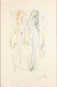 SALVADOR DALI' - Torna, torna, o Sulamita - dal Cantico de' Cantici di Salomone