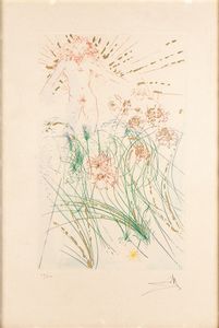 SALVADOR DALI' - Io sono della mia amata, e la mia amata  mia - dal Cantico de' Cantici di Salomone