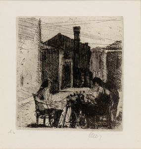 VIRGILIO  TRAMONTIN - Caorle. Lavoro alle reti