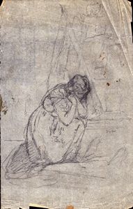 Serie di otto schizzi con soggetti varii  - Asta Stampe e Disegni dal XVI al XX secolo - Associazione Nazionale - Case d'Asta italiane