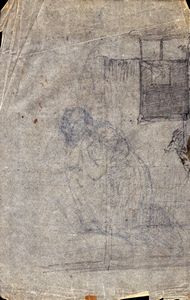 Serie di otto schizzi con soggetti varii  - Asta Stampe e Disegni dal XVI al XX secolo - Associazione Nazionale - Case d'Asta italiane