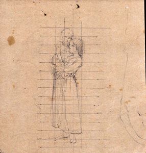 Serie di otto schizzi con soggetti varii  - Asta Stampe e Disegni dal XVI al XX secolo - Associazione Nazionale - Case d'Asta italiane